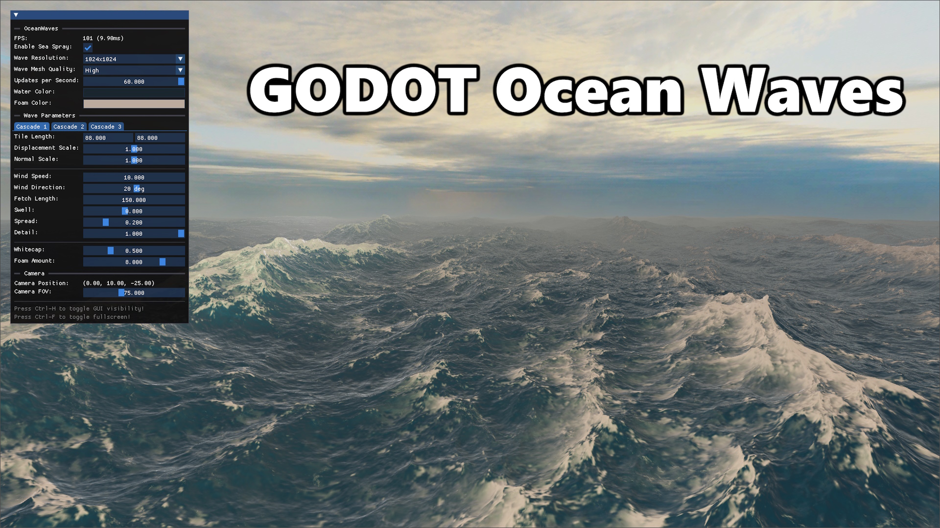 Godot Ocean Waves