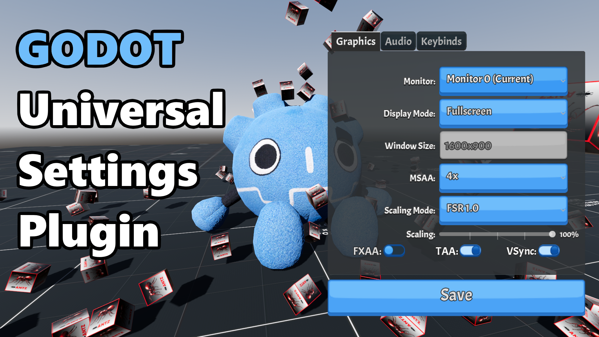 Godot Universal Settings Plugin